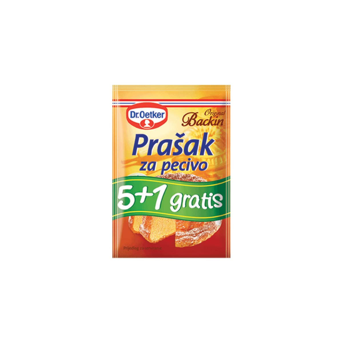 Pluhur per pjekurina Dr.Oetker 12gr 6+1