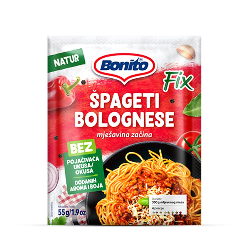 Salce per shpageta bolognese Bonito 55gr