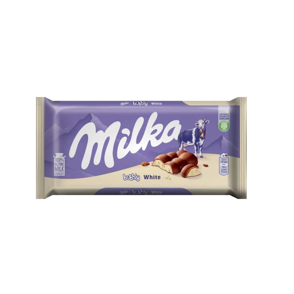 Çokollate e bardhe bubble Milka 95gr