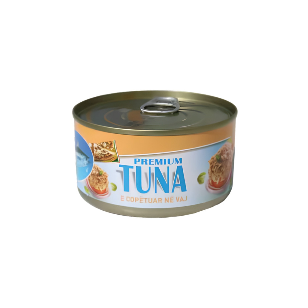 Tuna e cupetuar ne vaj Premium 200gr