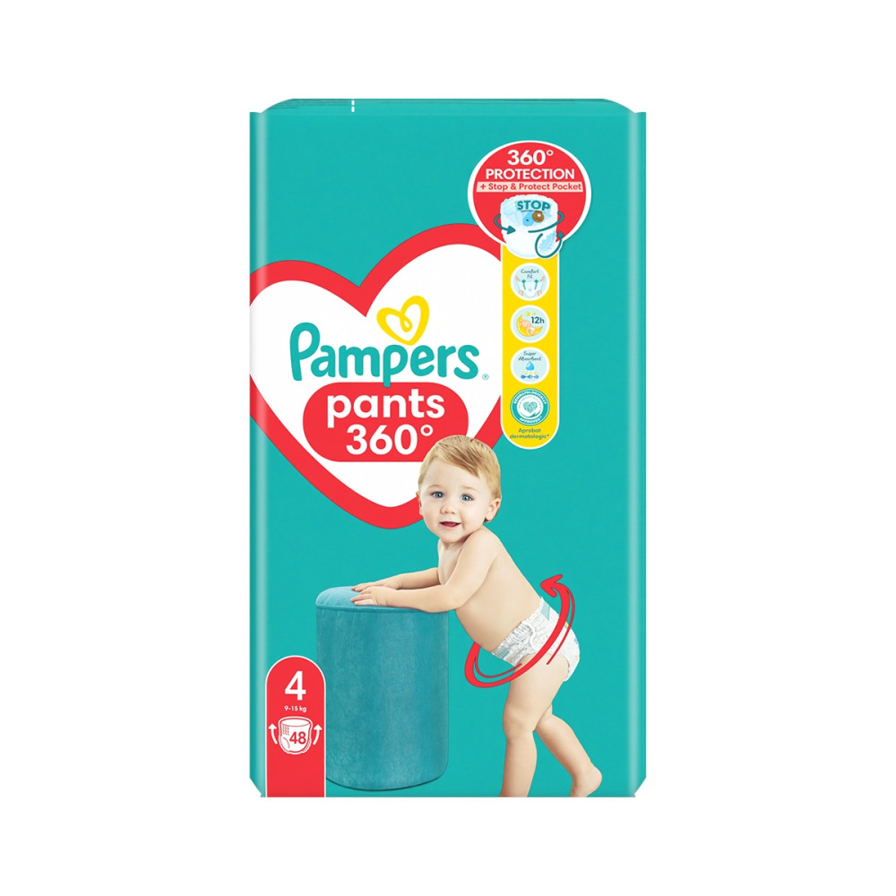 Pelene femije Pampers Pants 9-15Kg 48cop