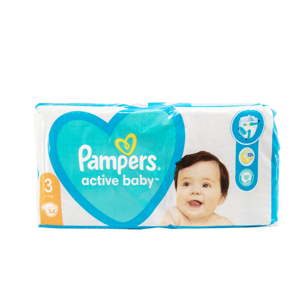 Pelene Femije Pampers VPM 6-10kg 54cope
