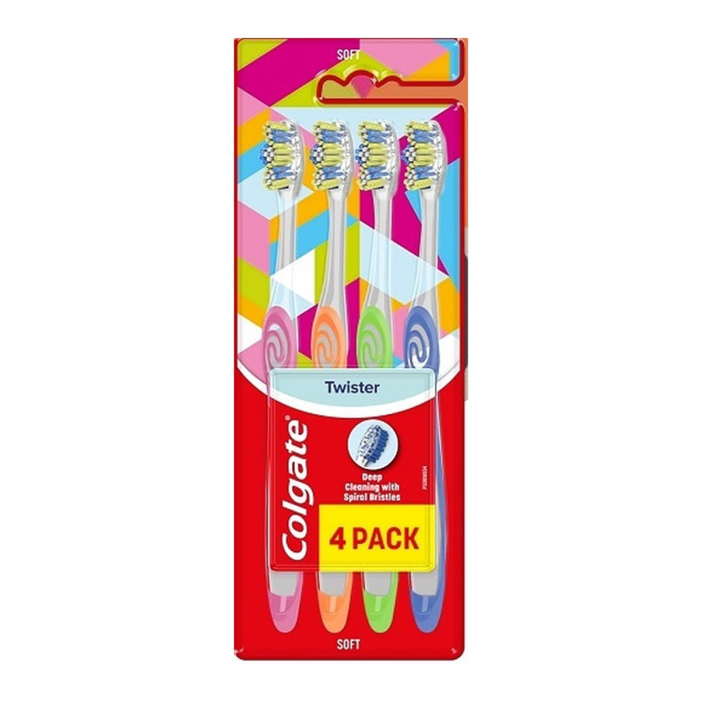 Brushe per dhembe Colgate Twister 4 copa