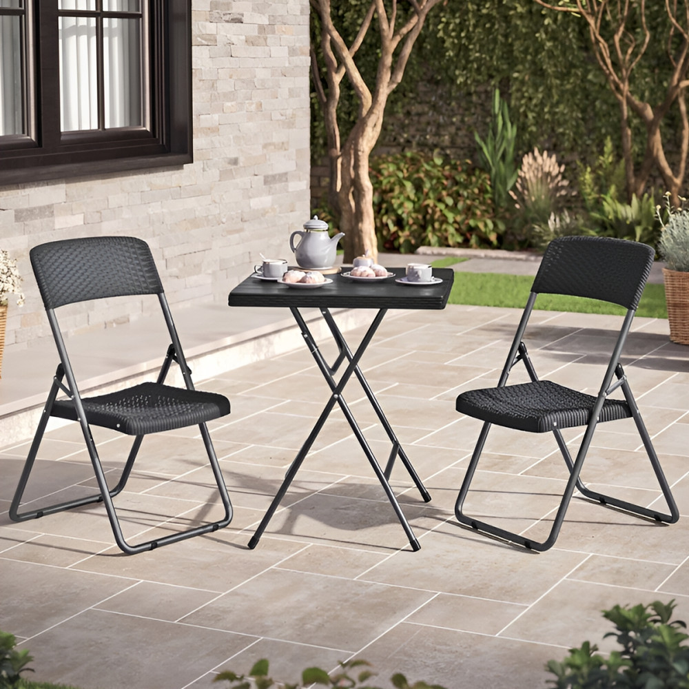 Tavolin me 2 ulese paluese 60cm H234-2